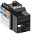ITK Модуль Keystone Jack кат.5E UTP 110 IDC 90град чёрный
