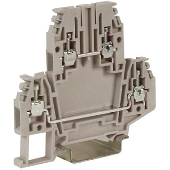 DBC.2GR, проходной зажим серый 2 уровня 2,5 кв.мм DBC.2GR, проходной зажим серый 2 уровня 2,5 кв.мм