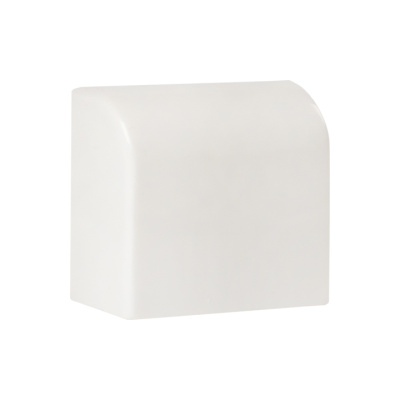 Заглушка (40х25) (4 шт) белая EKF-Plast