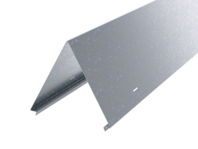 Крышка двускатная 500, L1500, цинк-ламел