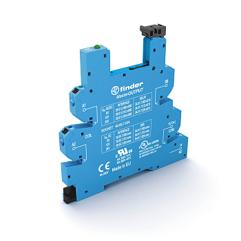 Розетка MasterOUTPUT с безвинтовыми клеммами Push-in для реле 34 серии; питание 125В АС/DC; в комплекте пластиковая клипса; опции: LED Розетка MasterOUTPUT с безвинтовыми клеммами Push-in для реле 34 серии; питание 125В АС/DC; в комплекте пластиковая клипса; опции: LED