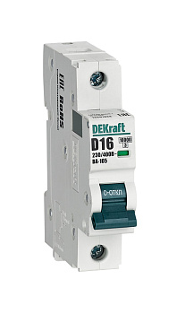 Авт. выкл. 1P 16A х-ка D ВА-105 10кА