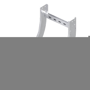 Угол лестничный вертикальный внутренний 90 градусов 80х400, R600, горячеоцинкованный