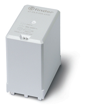 Силовое электромеханическое реле; 3NO 50A; контакты AgNi (зазор ≥ 3мм); катушка 12В DC; степень защиты RTII; опции: нет