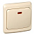ЭТЮД С/У 1-клавишный ПЕРЕКЛЮЧАТЕЛЬ с подсветкой 10 АХ,КРЕМОВЫЙ, Россия