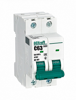 Авт. выкл. 2Р 63А х-ка C ВА-103 6кА