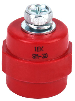 Изолятор SM30 (М8) силовой с болтом ИЭК (10шт/упак)
