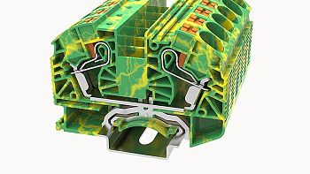 DS16-PE-01P-1C-00A(H), Клемма PUSH-IN, 16 мм.кв., PE, шт