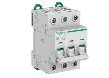 Systeme9 Автоматический выключатель (АВ) D 63A 3P 10kA 400В