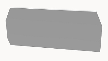 D-WS6-01P-11-00A(H), Концевая крышка, для WS6, серый, шт