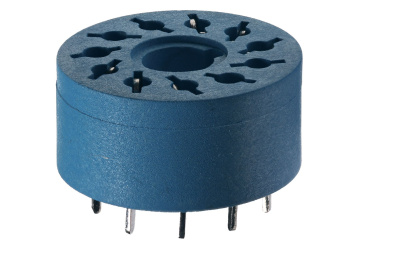 Розетка для монтажа на плате для реле 60.13, таймера 88.02; диаметр 22мм