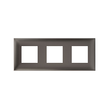 Рамка "Avanti", "Серый жемчуг", 3 поста (6 мод.)