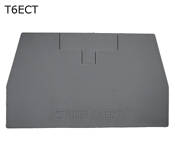 Крышка торцевая для измерительной винтовой клеммы 6 мм2, серая