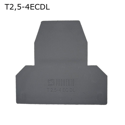 Крышка торцевая для двухуровневой винтовой клеммы 2,5-4 мм2, серая