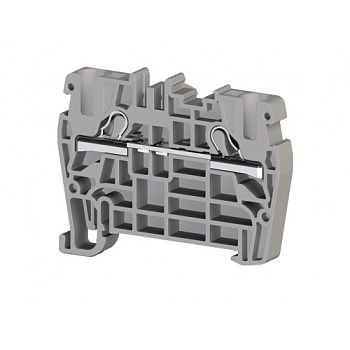 Клеммник пружинный быстрозажимной (Push in), 4 мм.кв. (серый); PYK4 (RP)