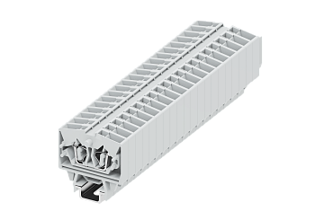 254363 Клемма TB 1-1 проходная на малую DIN-рейку SP15, фронт.подключение, сеч. 2.5мм2, светло-сер
