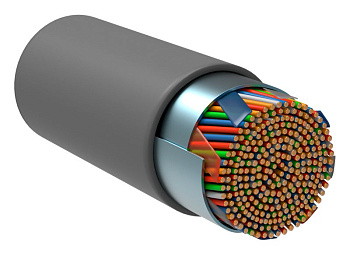 ITK Витая пара F/UTP кат.5E 50х2х24AWG PVC серый (305м)