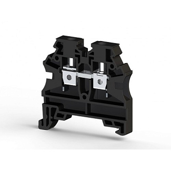 Клеммник на DIN-рейку 4мм.кв. (черный); AVK4 RD  (RP)