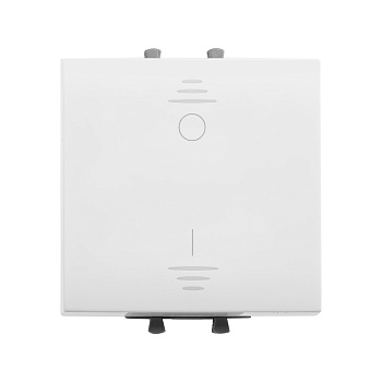 Выключатель двухполюсный одноклавишный модульный, "Avanti", "Белое облако", 2 модуля