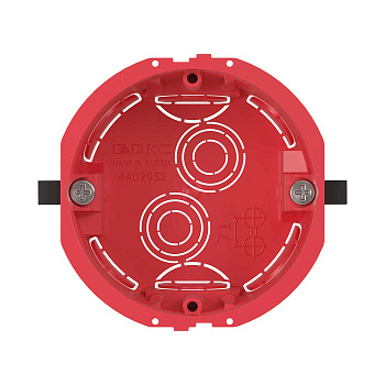 Подрозеточная коробка для полых стен, глубиной 45мм, 2 модуля