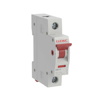 Выключатель нагрузки модульный YON max типа MSD, 1 полюс, 100А