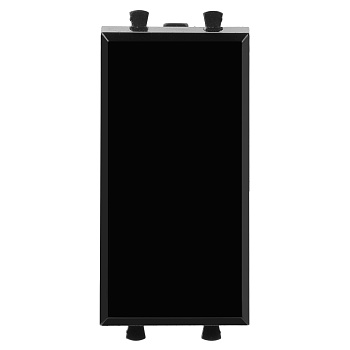 Переключатель модульный, "Avanti", "Черный квадрат", 1 модуль