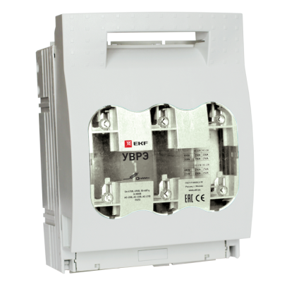 Выключатель-разъединитель УВРЭ 160А откидного типа под предохранители ППН (габ.00) EKF