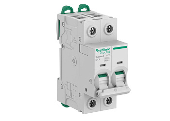 Systeme9 Автоматический выключатель (АВ) D 13A 2P 6kA 400В