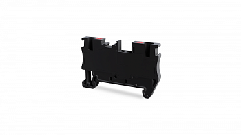 Клеммник на DIN-рейку (Push-in) 2,5 мм.кв. (черный); PFT 2,5