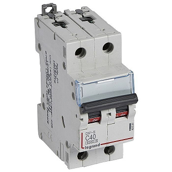 Автоматический выключатель DX3-E C40 2П 6000/6kA