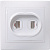 РК/Т12-КБ Розетка 2местн. комп. и телеф. КВАРТА (белый)