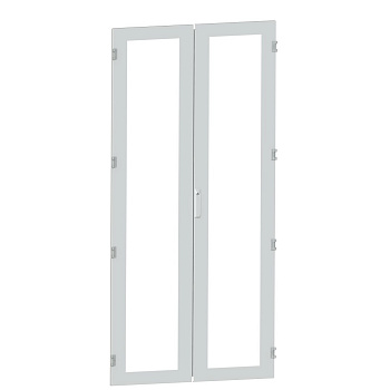 Дверь двухстворчатая обзорная для шкафа MPD