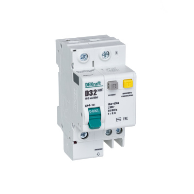 АВДТ 1P+N 32А 100мА AC х-ка D ДИФ-101 4,5кА