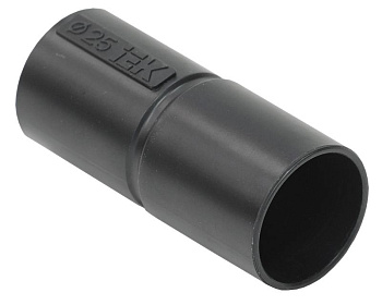 ELASTA Муфта труба-труба GI25G черная IEK