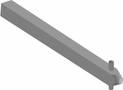 Переходник ОХP12X395 395мм для ручки управления рубильниками тип а OT315..800 / ОETL1000..3150