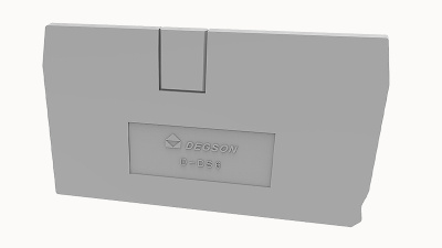 D-DS6-01P-11-00A(H), Концевая крышка, для DS6, серый, шт