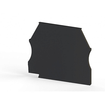 Концевой сегмент на клеммники AVK(2,5-10)/ AVK RD (2,5-4), (черный); NPP 2,5-10