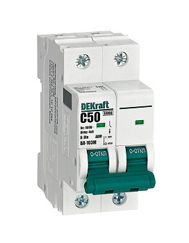 Авт. выкл. без теплозащиты 2P 50А х-ка C 6кА ВА-103M