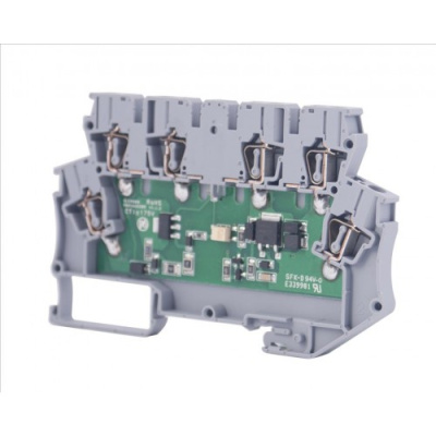 Клеммник 2-х ярусный с электронными компонентами (схема 6); WG-EKI-C-корпус MDB